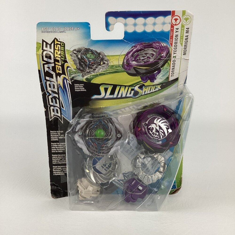 Beyblade Burst Turbo Sling Shock Tornado-X Yegdrion Y4 Morrigna M4 Layers 2018